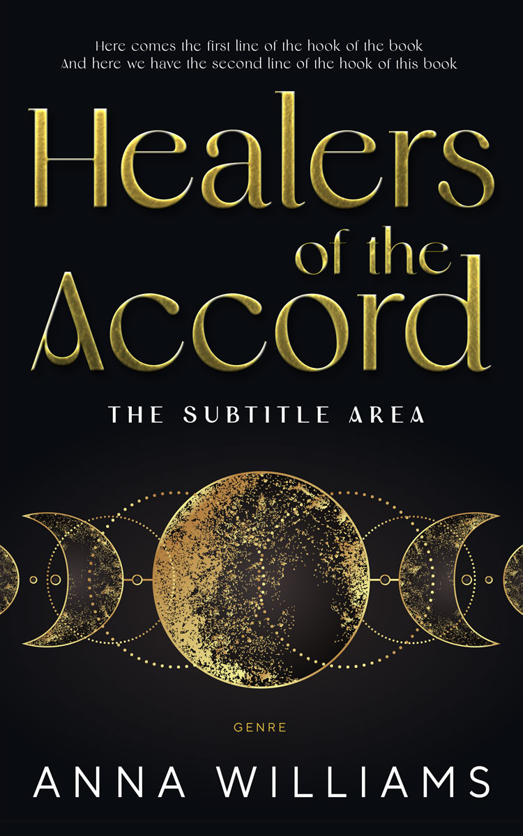 2D view of Premade Religion & Spirituality Book Cover - Woodsmoke