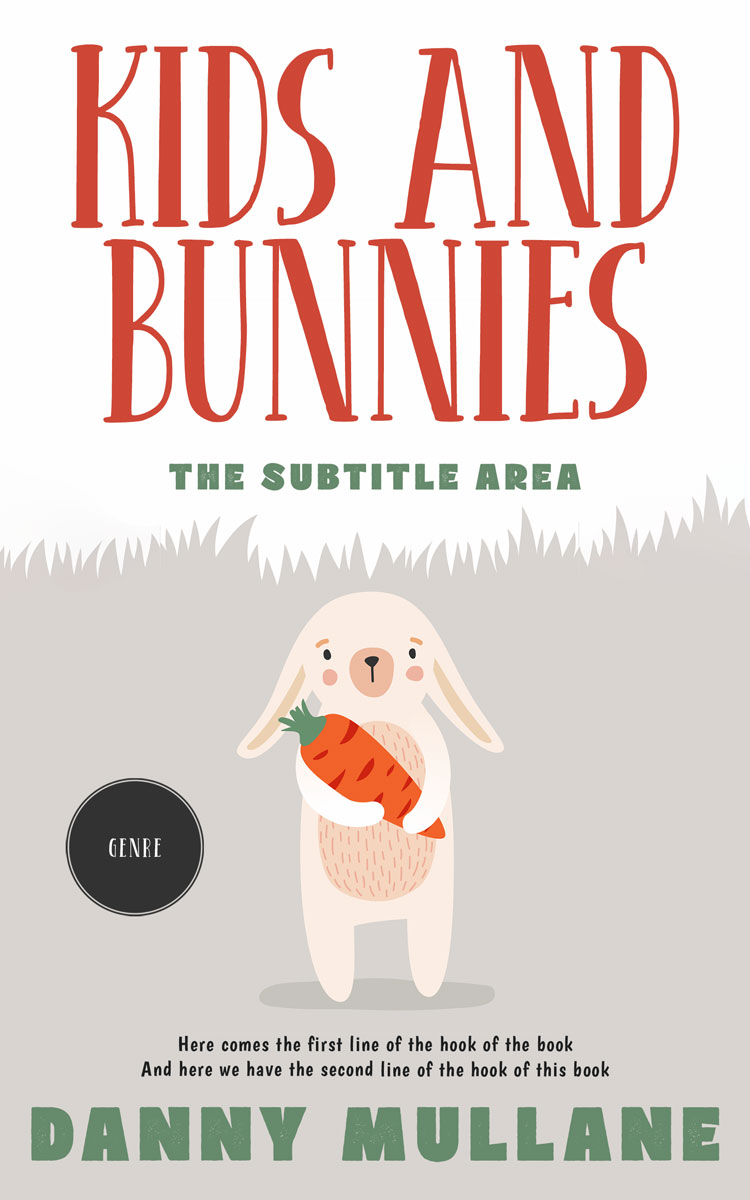 2D view of Premade Nature Book Cover - Swiss Coffee