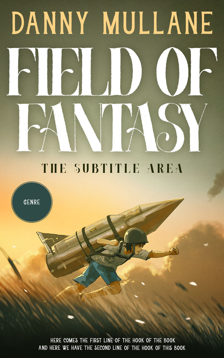 2D view of Premade Teen & Young Adult Book Cover - Shadow