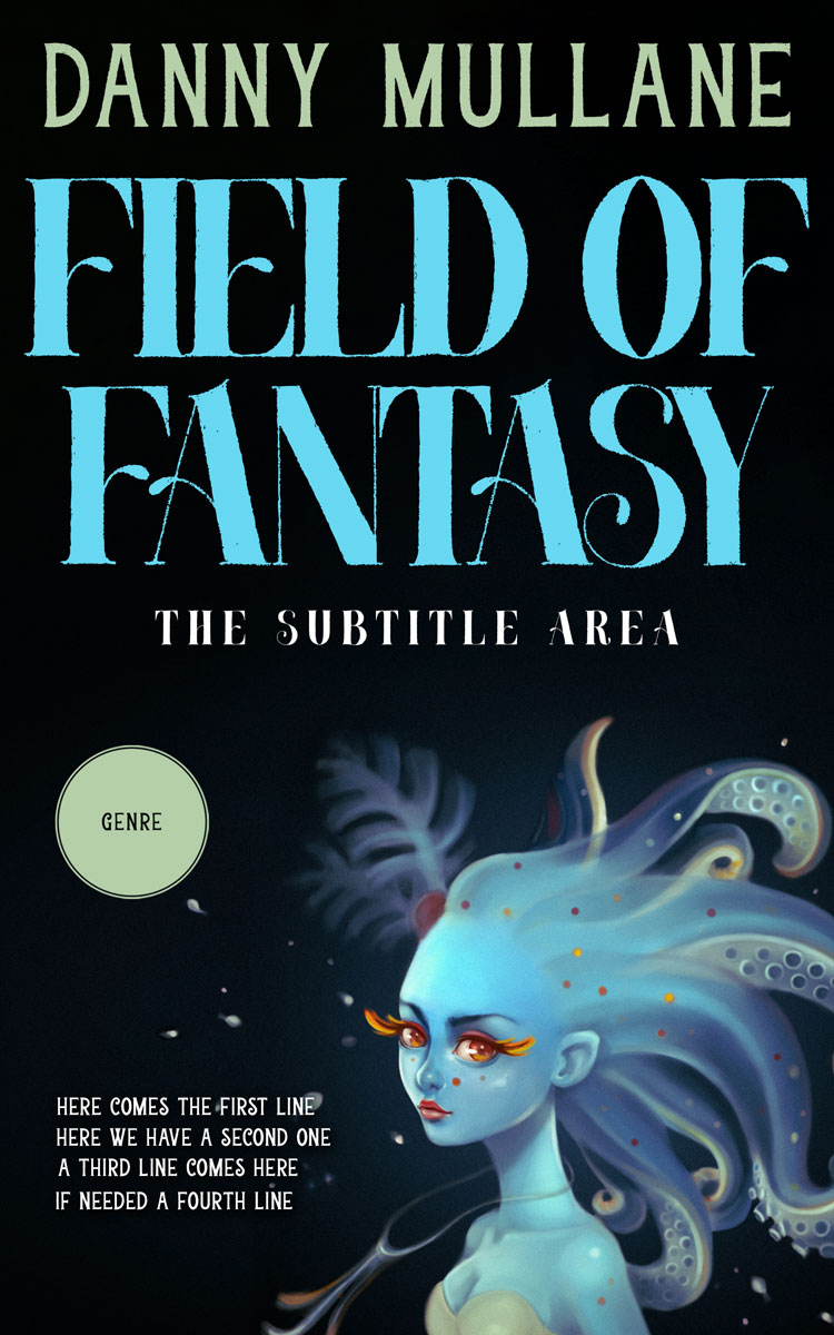 2D view of Premade Children's Book Cover - Ebony