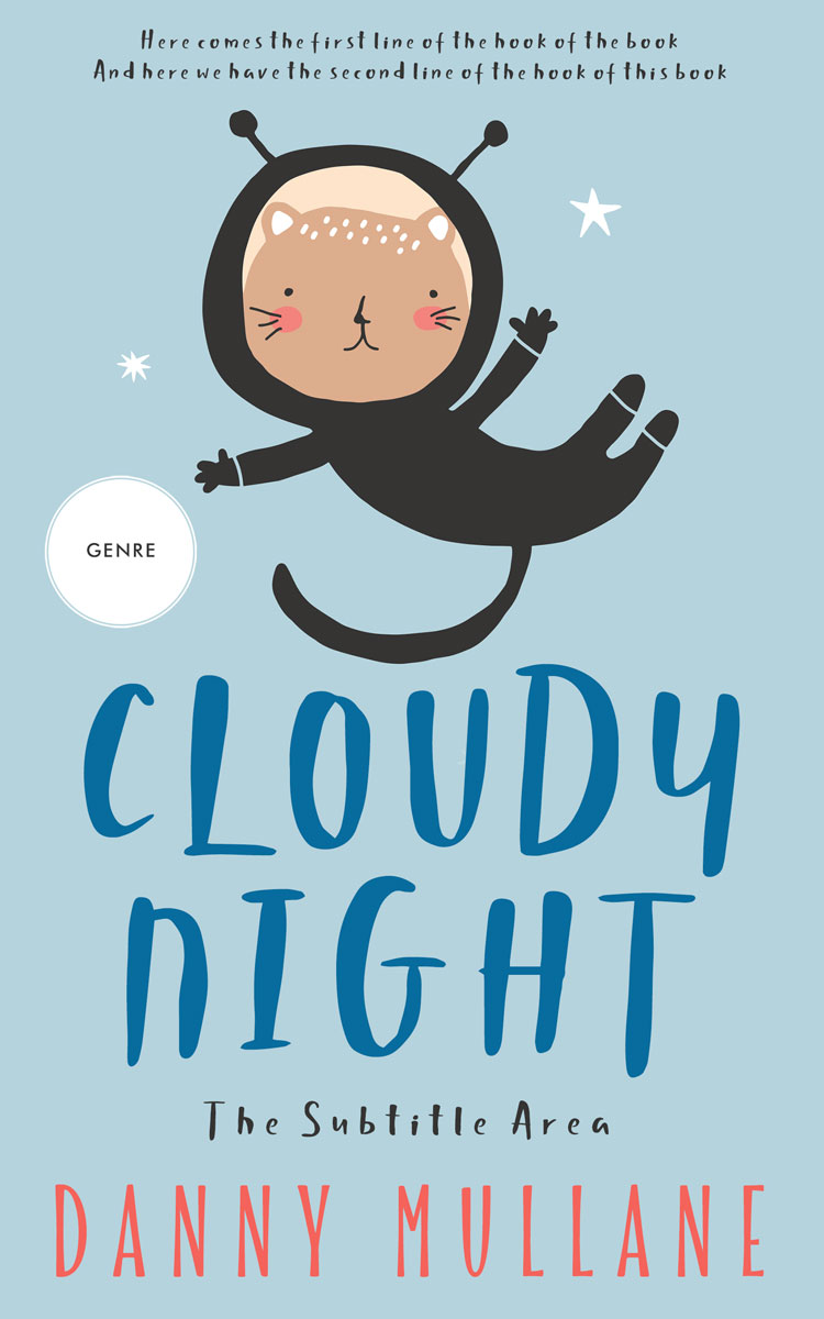 2D view of Premade Children's Book Cover - Jungle Mist