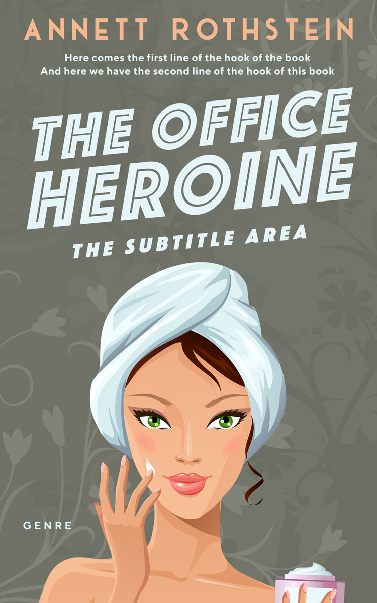 2D view of Premade Chick Lit Book Cover - Flint