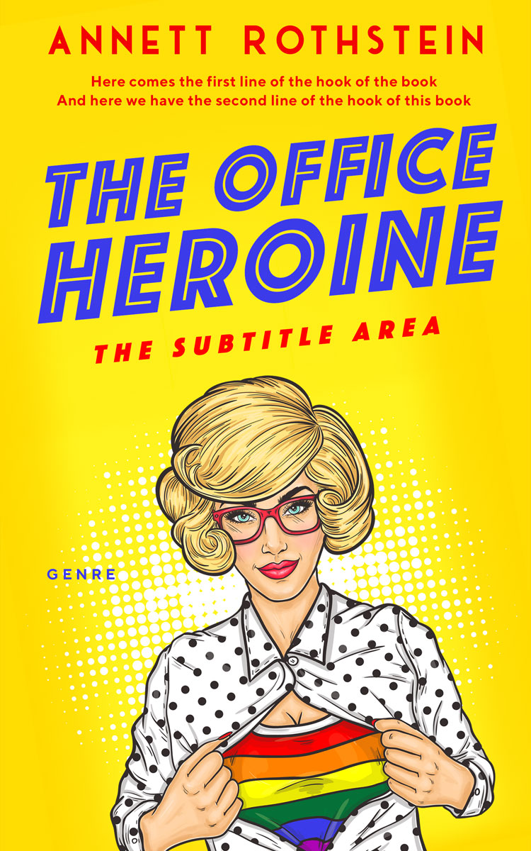 2D view of Premade Chick Lit Book Cover - Gigas