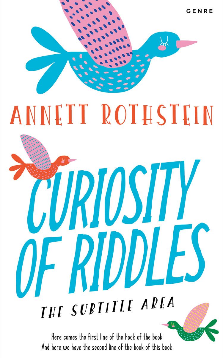 2D view of Premade Children's Book Cover - Cerulean