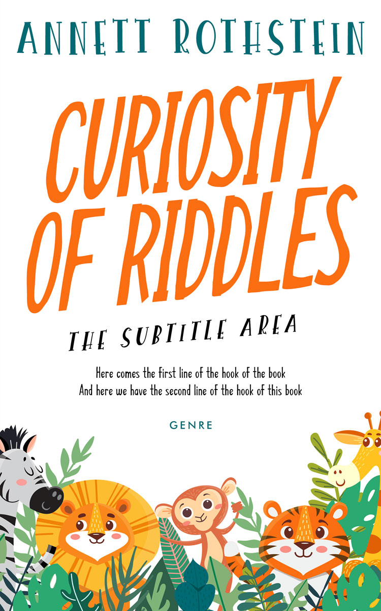 2D view of Premade Children's Book Cover - Casal