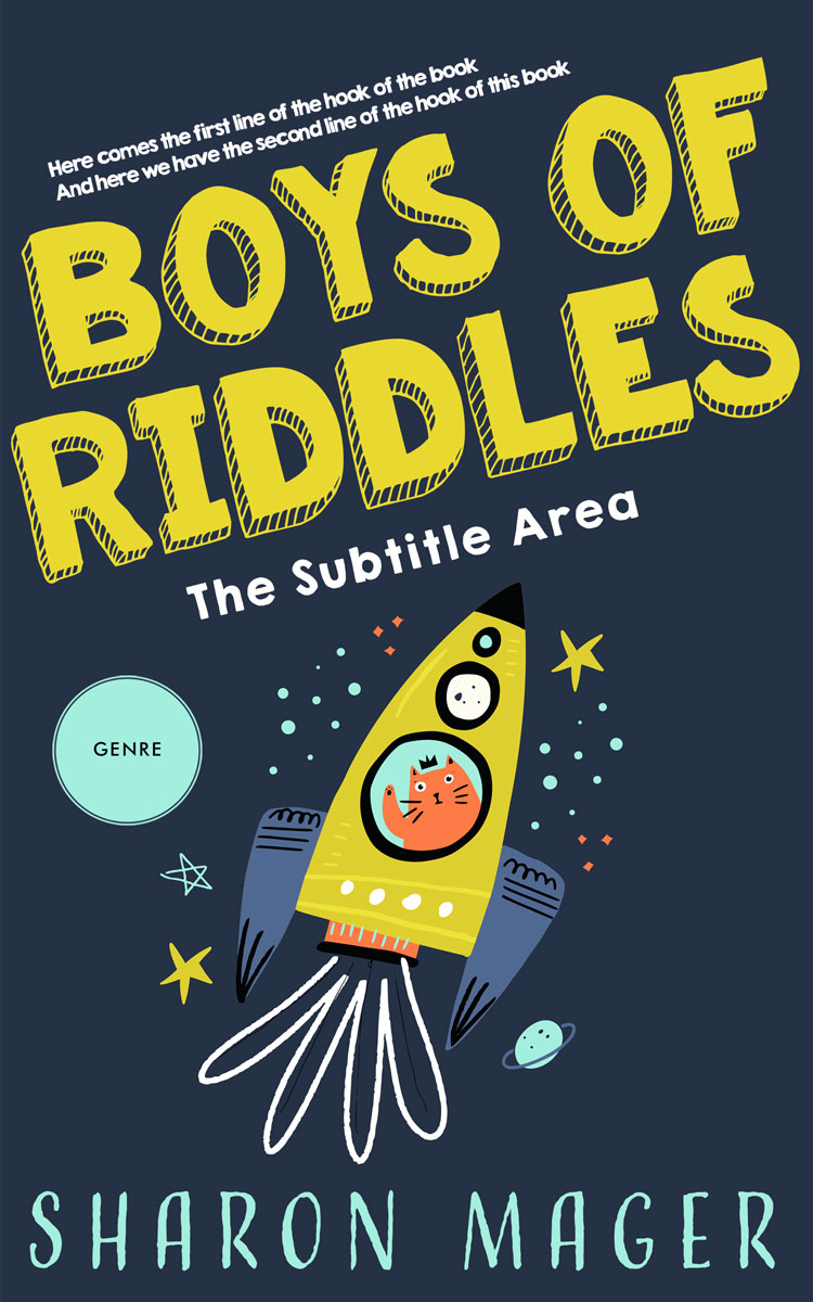 2D view of Premade Children's Book Cover - Pickled Bluewood