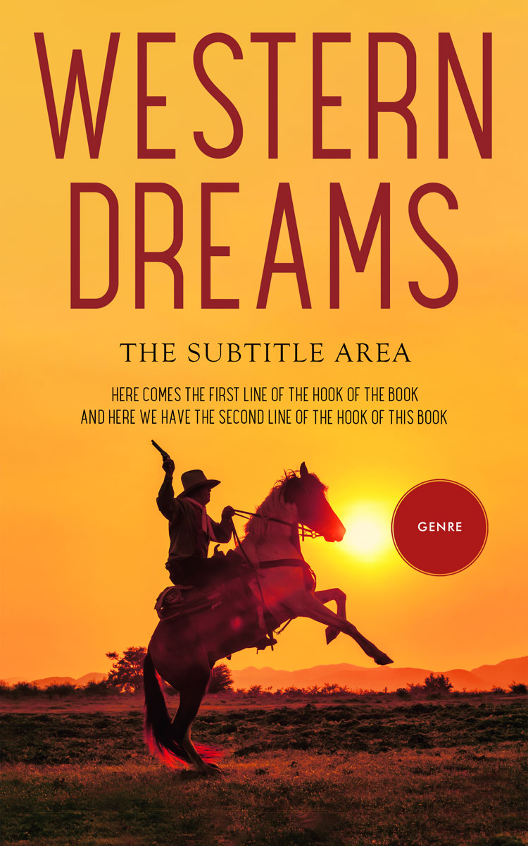 2D view of Premade Action & Adventure Book Cover - Cedar