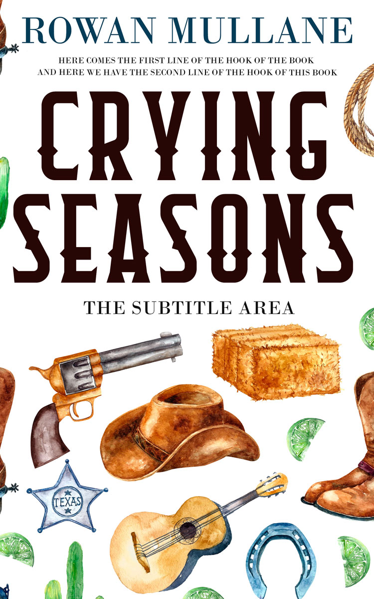 2D view of Premade Action & Adventure Book Cover - Gondola