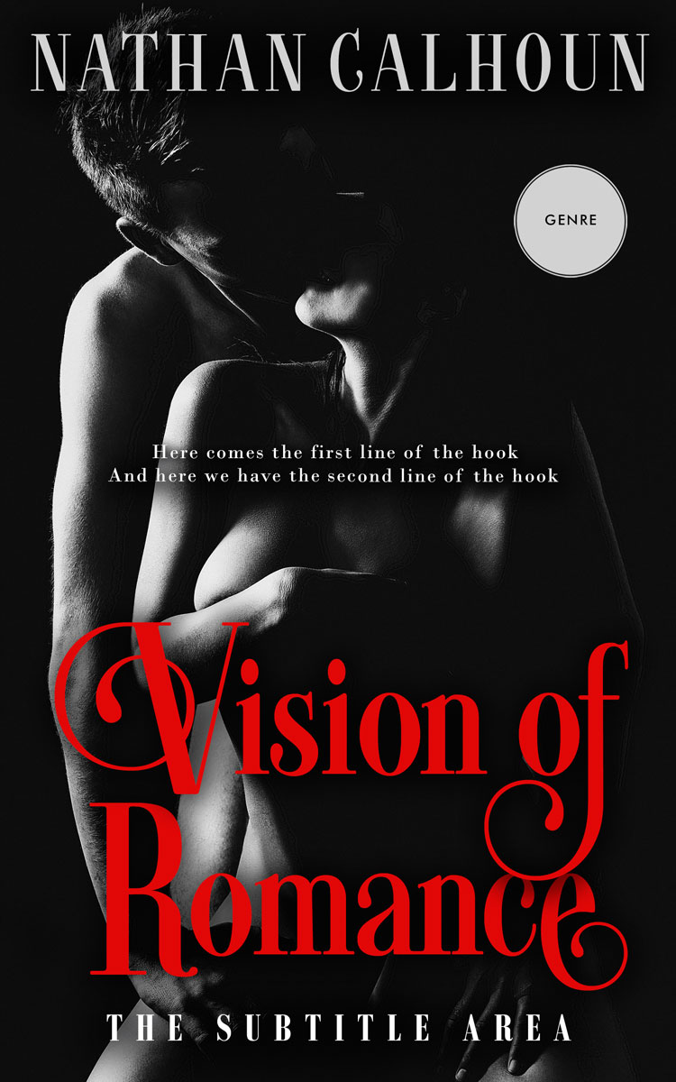 2D view of Premade Erotica Book Cover - Chestnut Rose