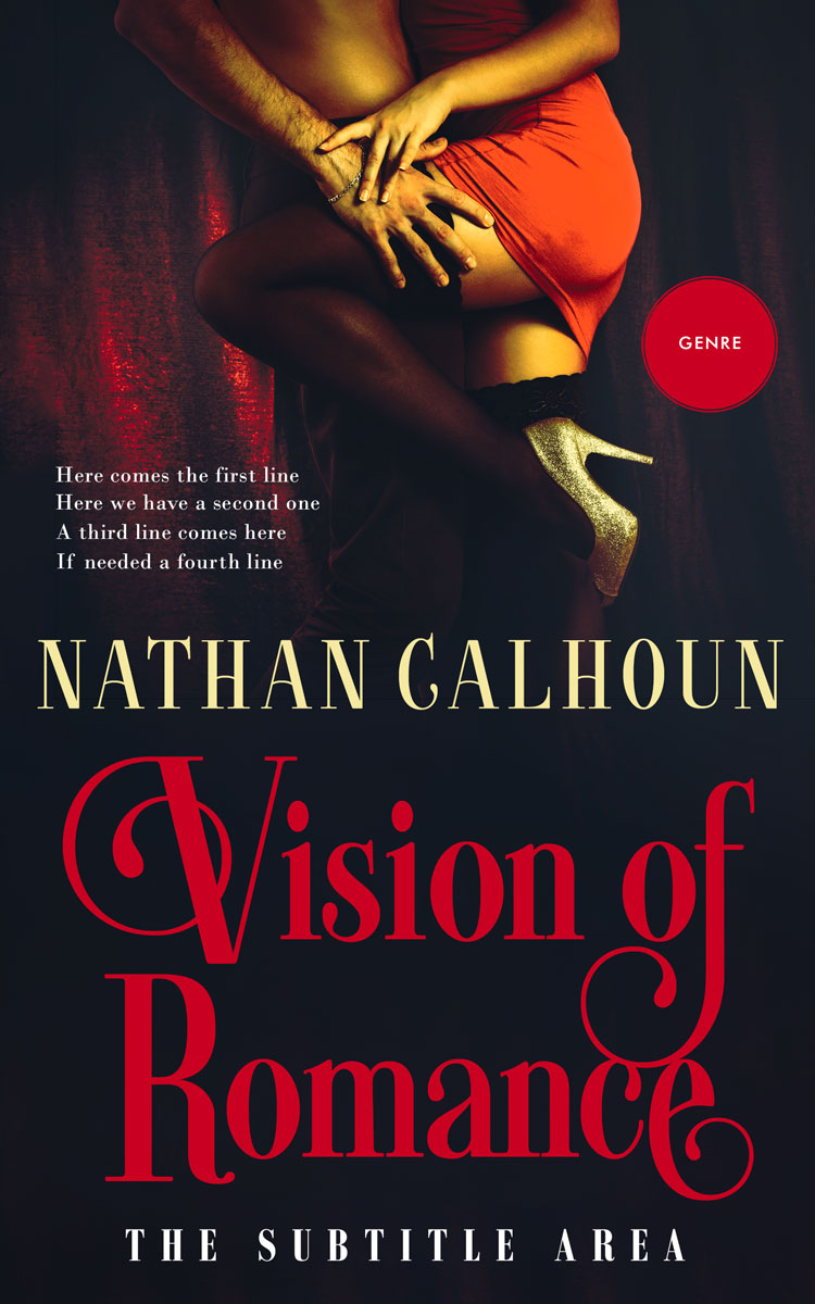 2D view of Premade Erotica Book Cover - Steel Gray