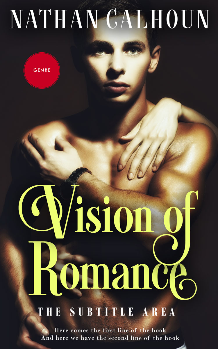 2D view of Premade Erotica Book Cover - Straw