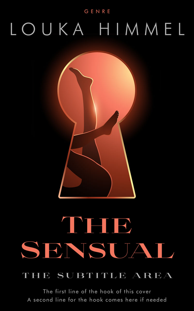 2D view of Premade Erotica Book Cover - Chestnut Rose