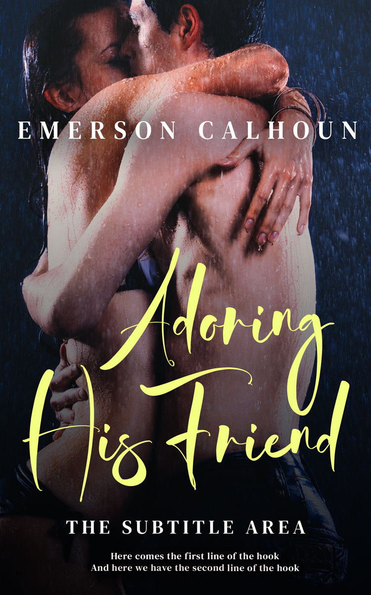 2D view of Premade Erotica Book Cover - Quicksand