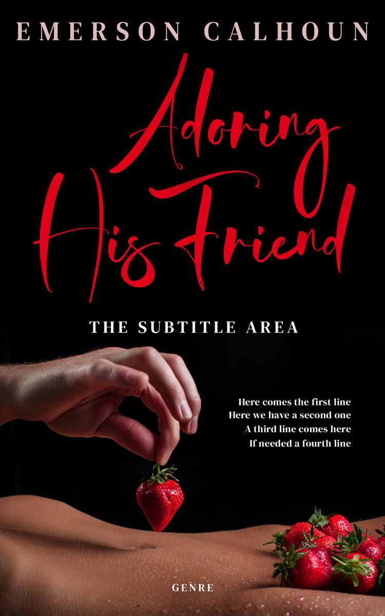 2D view of Premade Erotica Book Cover - Apple Blossom