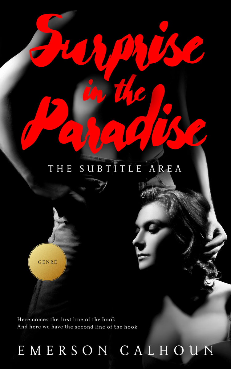 2D view of Premade Erotica Book Cover - Valencia