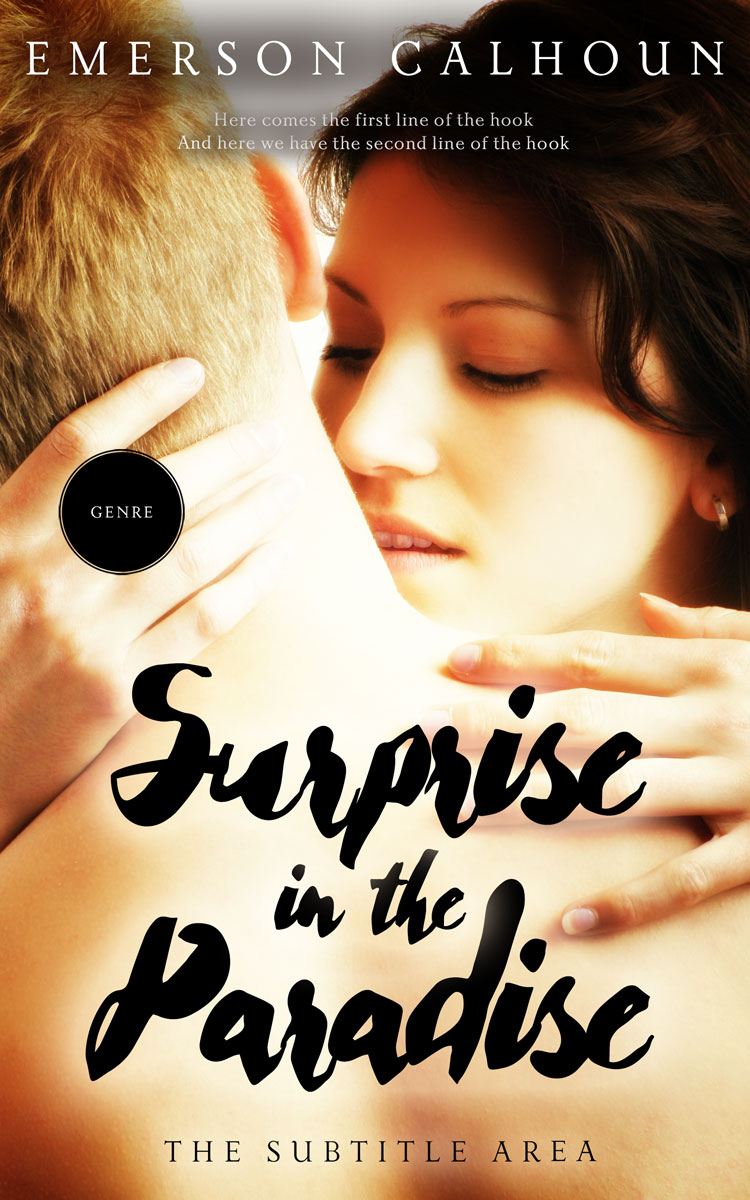 2D view of Premade Erotica Book Cover - Asphalt