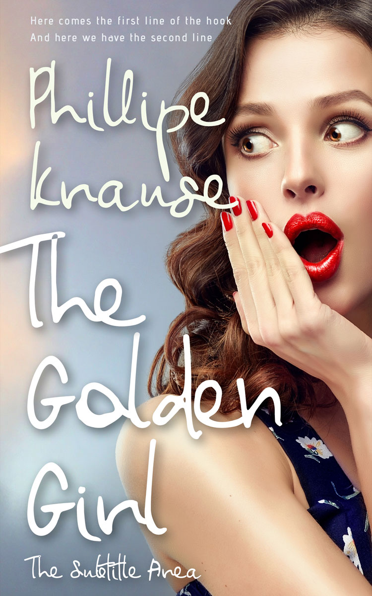 2D view of Premade Chick Lit Book Cover - Silk