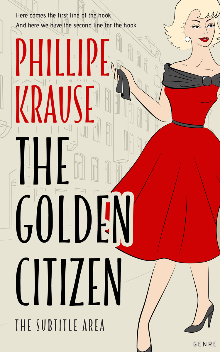 2D view of Premade Historical Book Cover - Satin Linen