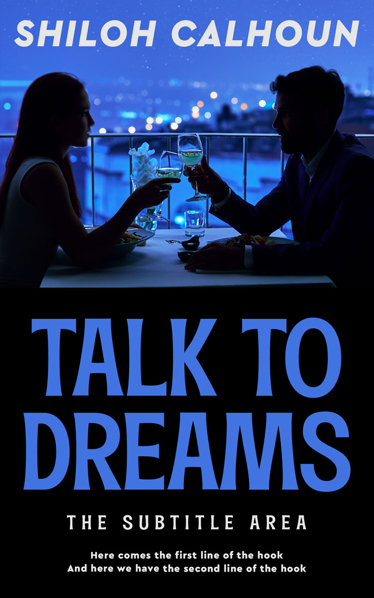 2D view of Premade Romance Book Cover - Bunker