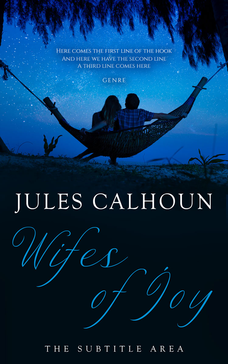 2D view of Premade Romance Book Cover - Black Pearl