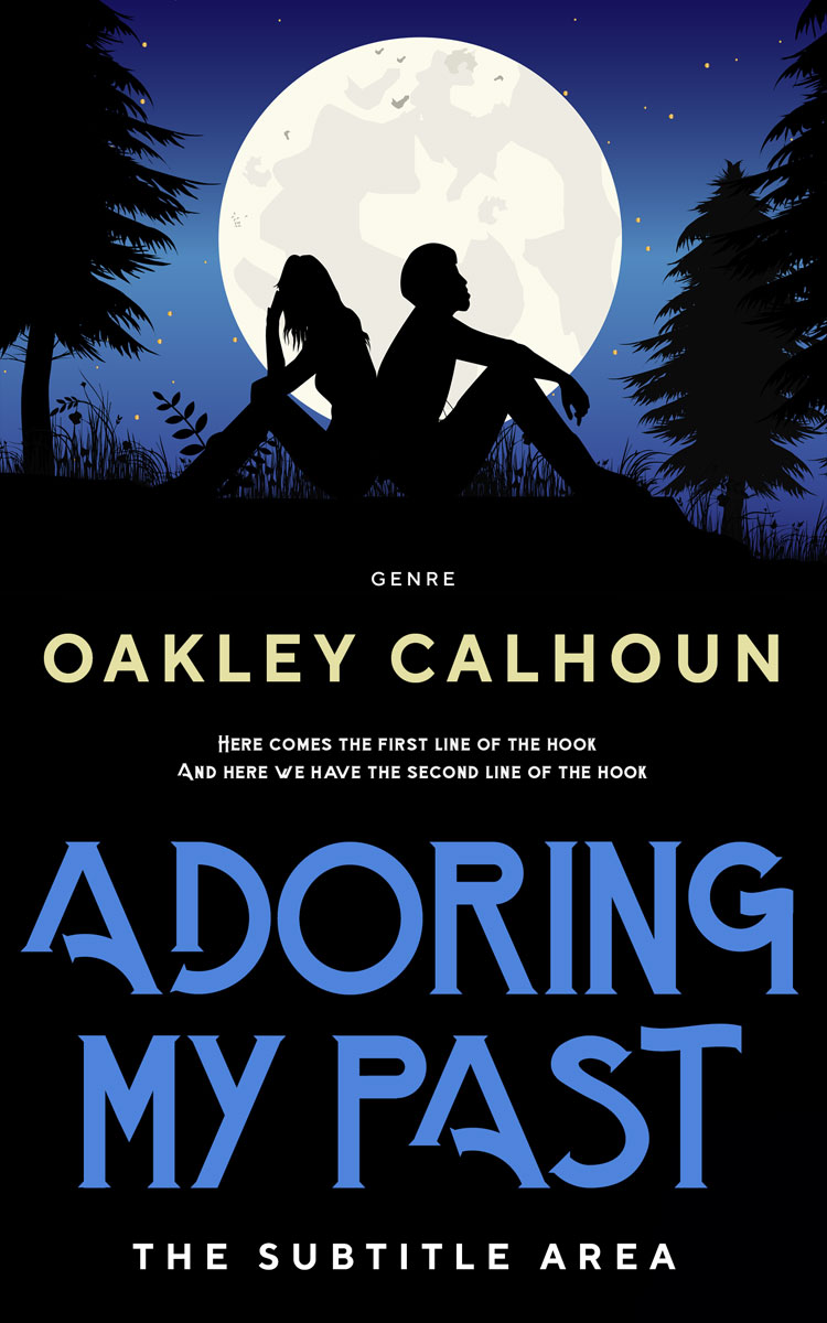 2D view of Premade Romance Book Cover - White Rock