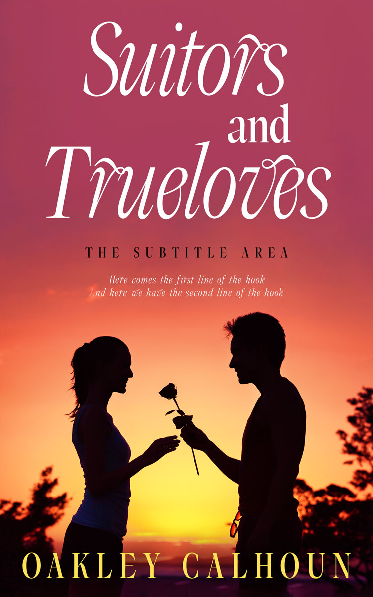 2D view of Premade Romance Book Cover - Chestnut