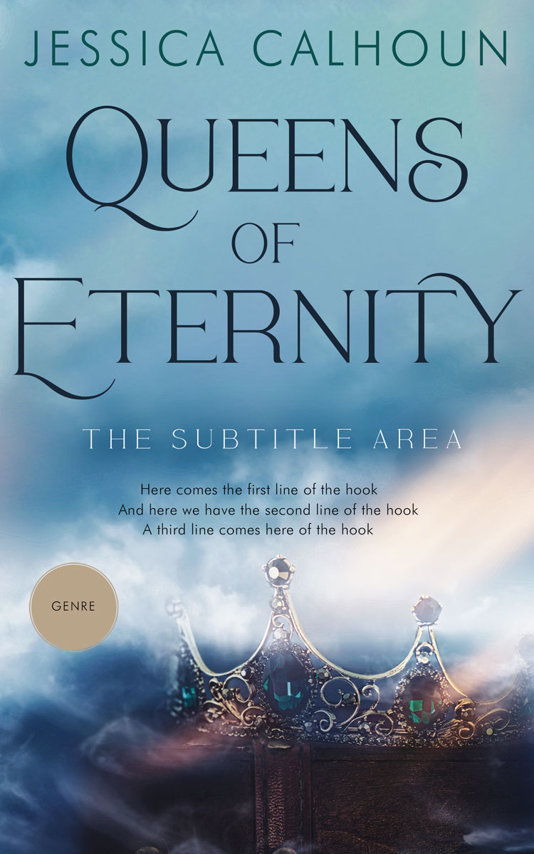 2D view of Premade Surreal Book Cover - Neptune