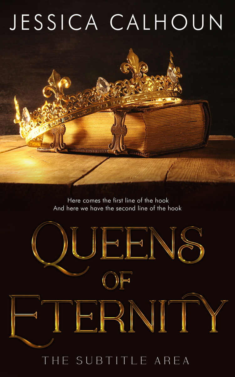 2D view of Premade Fantasy Book Cover - Tussock