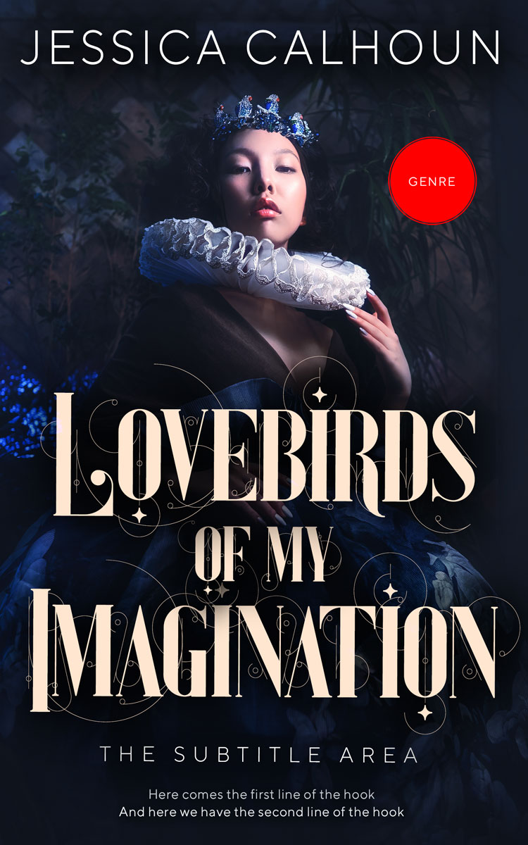 2D view of Premade Chick Lit Book Cover - Vulcan