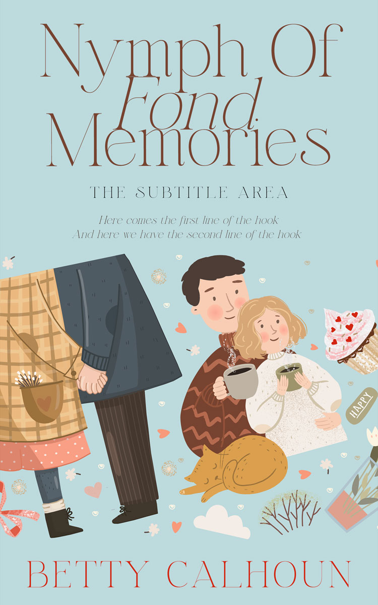 2D view of Nebula #13529 - Premade Romance Book Cover