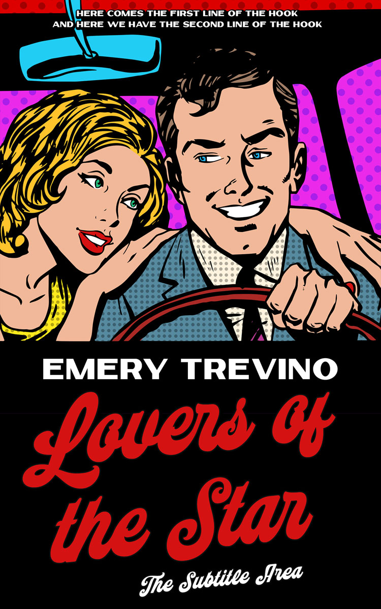 2D view of Premade Romance Book Cover - Cod Gray