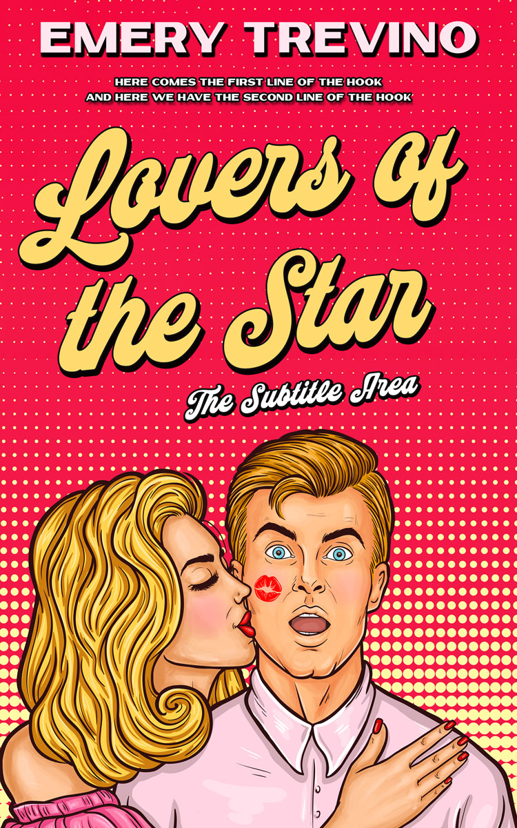 2D view of Premade Romance Book Cover - Marzipan