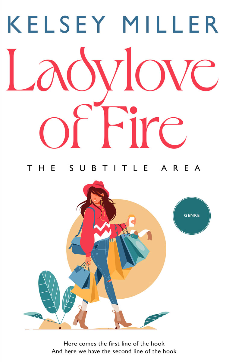 2D view of Premade Teen & Young Adult Book Cover - Just Right