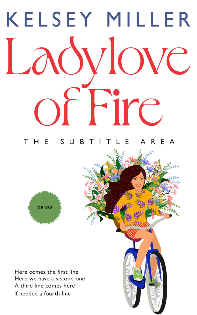 2D view of Premade Chick Lit Book Cover - Wafer