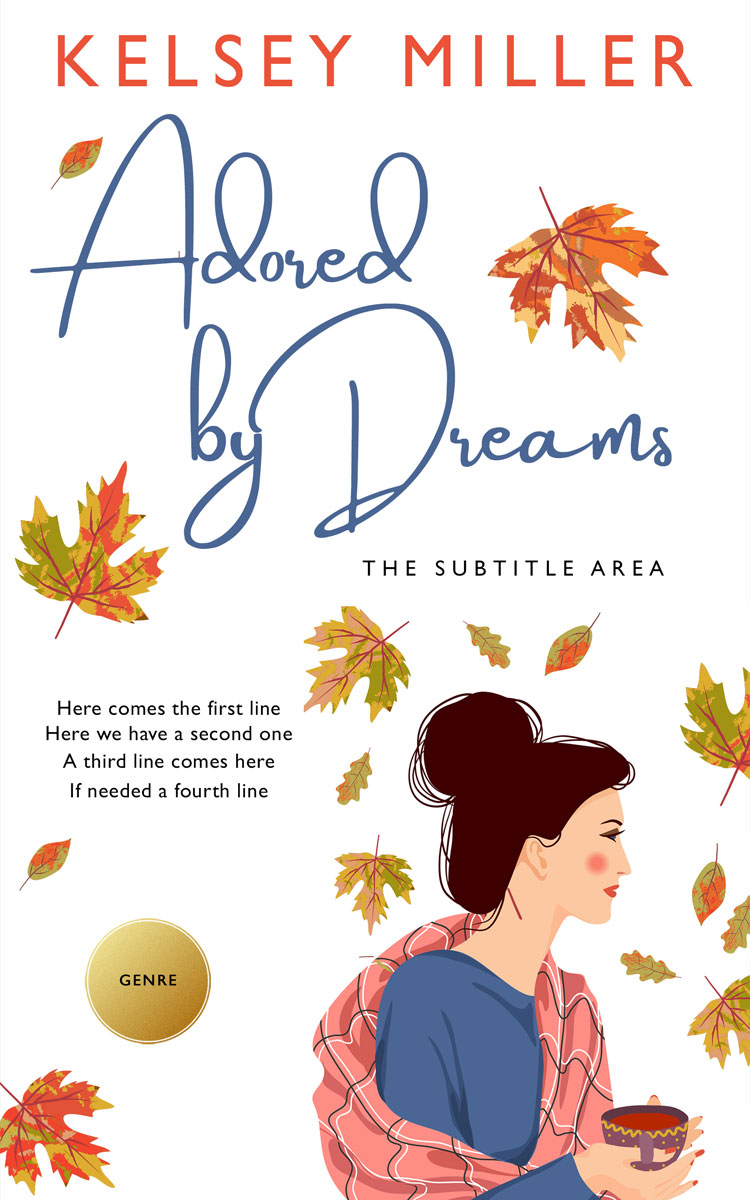 2D view of Premade Chick Lit Book Cover - Gun Powder