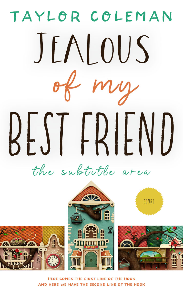 2D view of Premade Literary Fiction Book Cover - Pampas