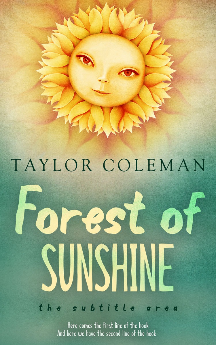 2D view of Premade Fantasy Book Cover - Indian Khaki