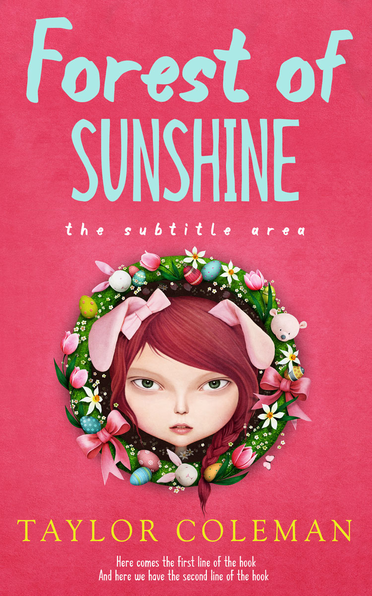 2D view of Premade Teen & Young Adult Book Cover - Mandy