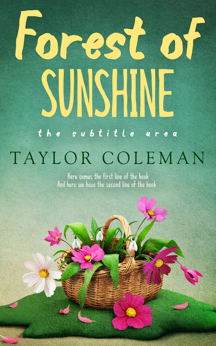 2D view of Premade Fantasy Book Cover - Oxley