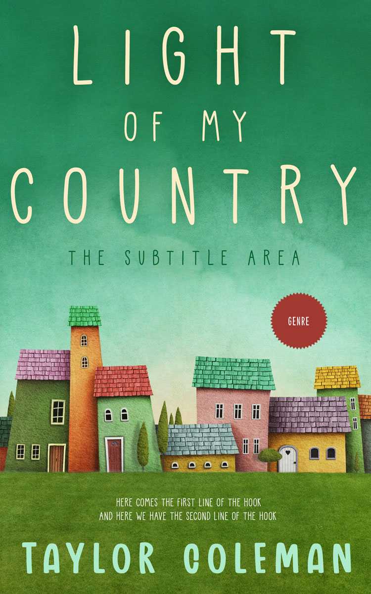 2D view of Premade Children's Book Cover - Goblin