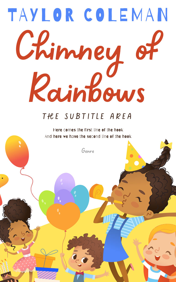 2D view of Premade Children's Book Cover - Ronchi