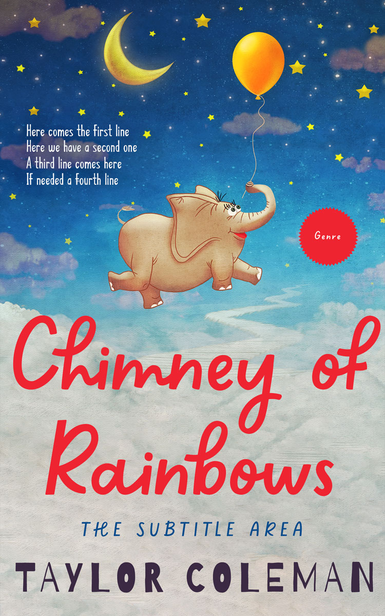 2D view of Premade Children's Book Cover - St Tropaz