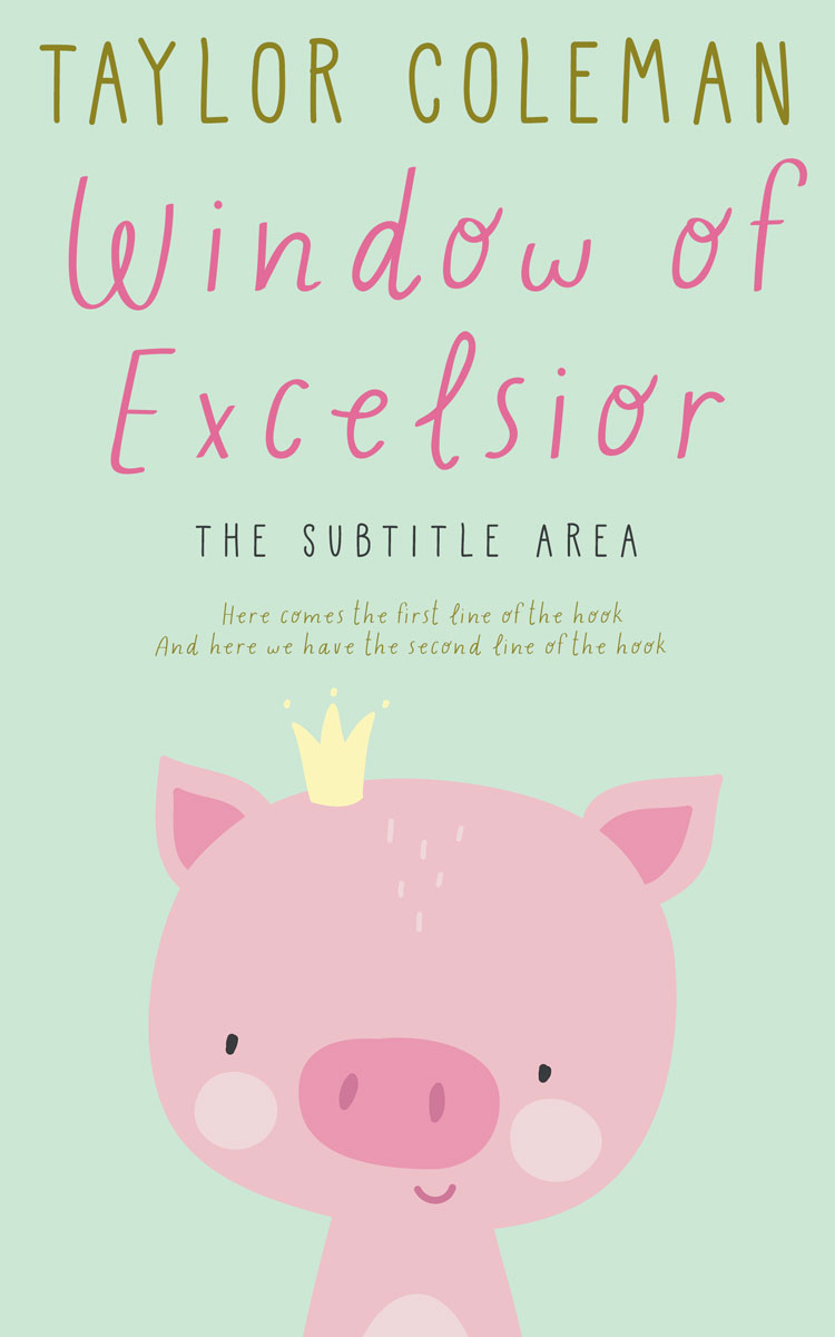 2D view of Premade Children's Book Cover - Tasman