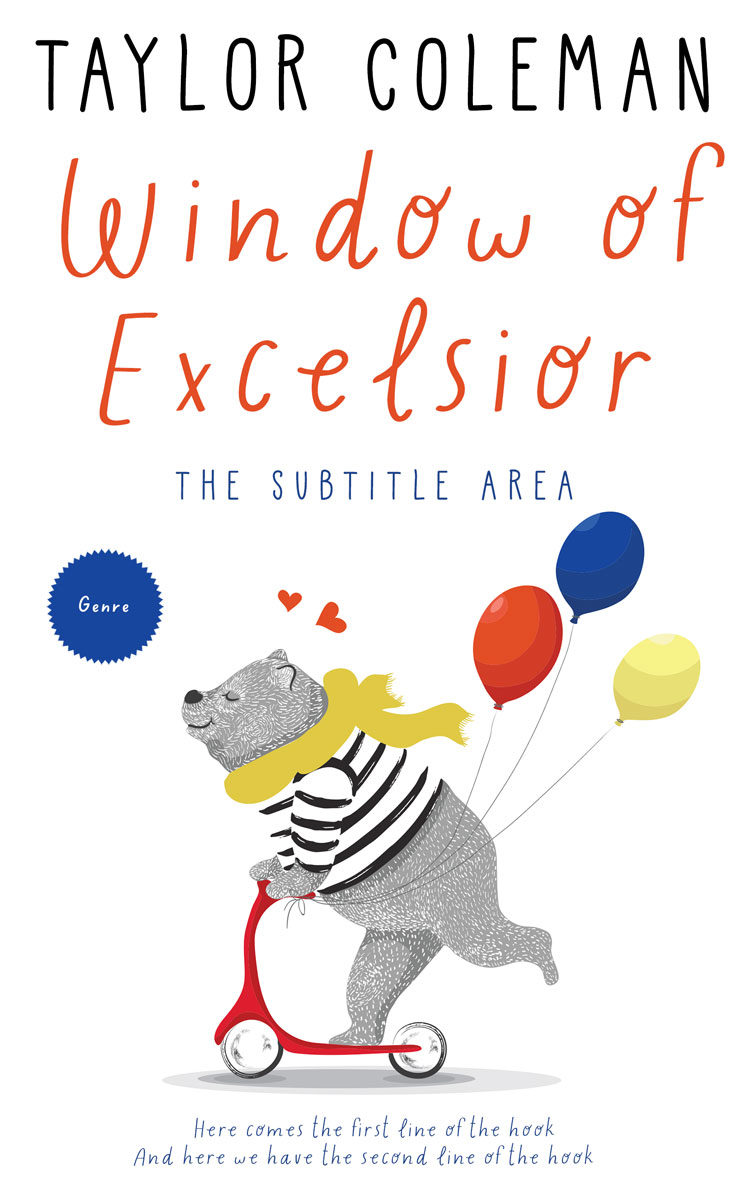 2D view of Premade Teen & Young Adult Book Cover - Timberwolf