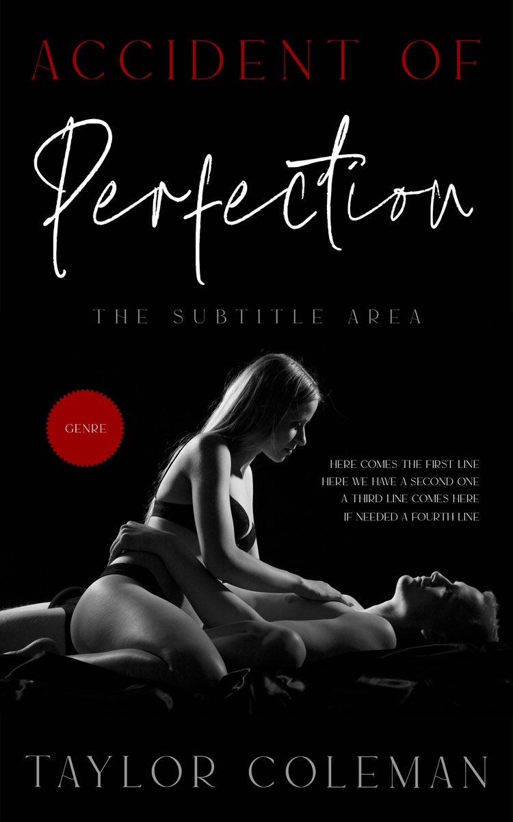 2D view of Premade Erotica Book Cover - Cod Gray