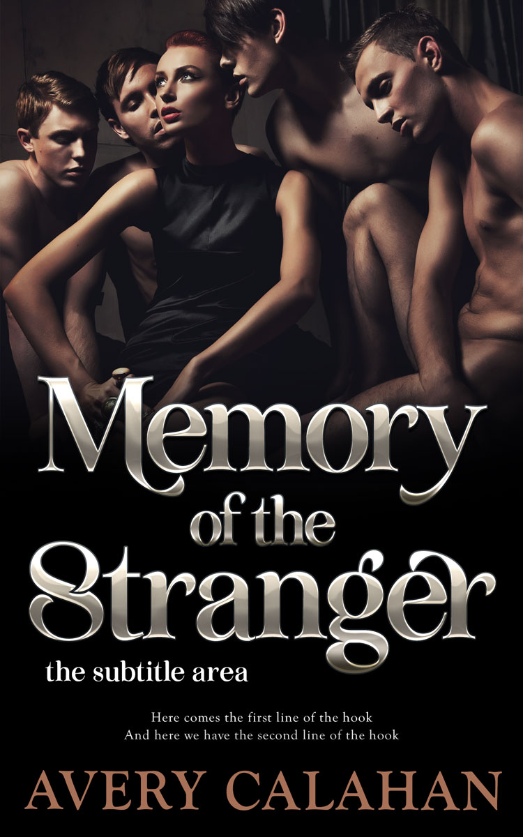 2D view of Premade Erotica Book Cover - Cod Gray