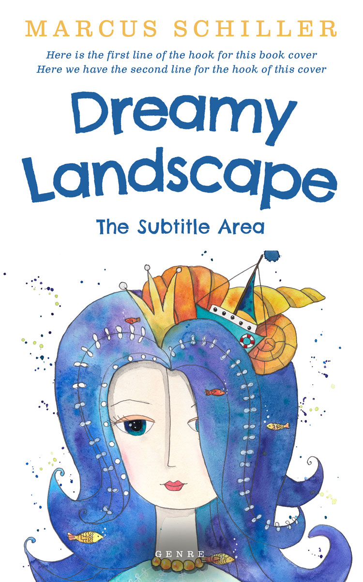 2D view of Premade Fantasy Book Cover - San Marino