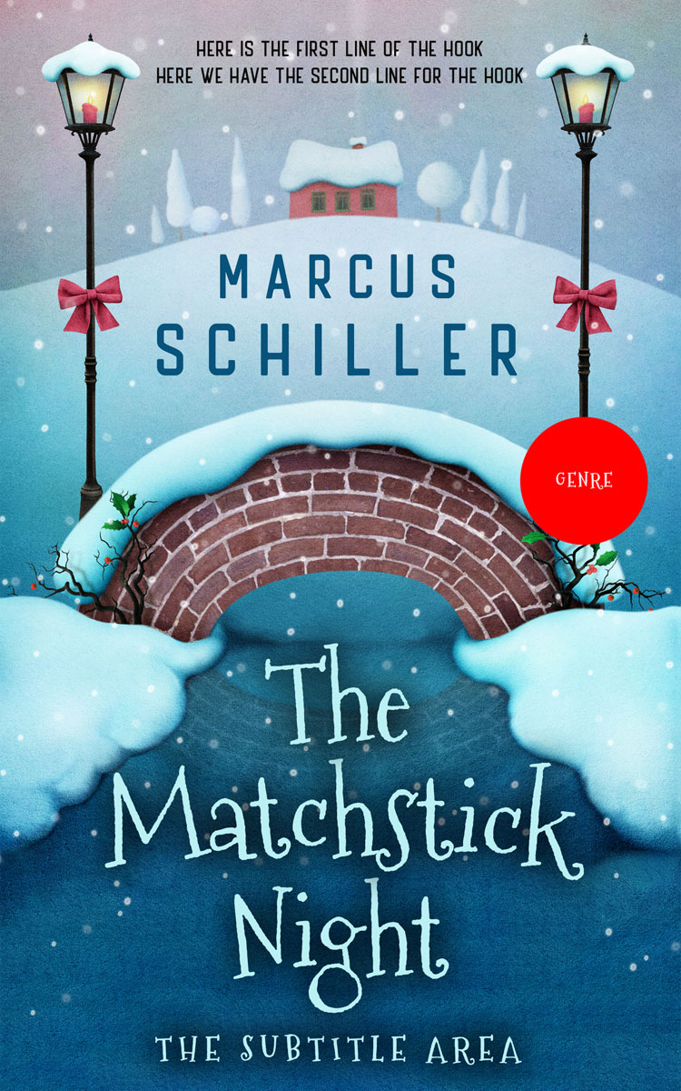 2D view of Premade Children's Book Cover - Pigeon Post