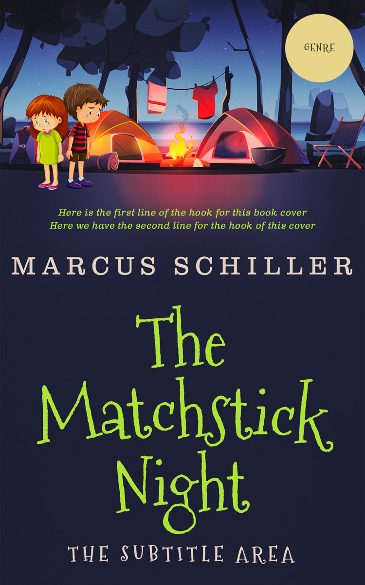 2D view of Premade Abstract Book Cover - Ebony Clay