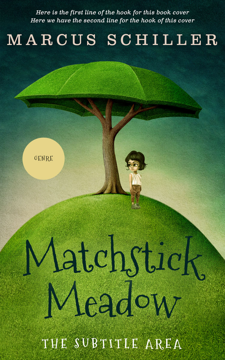 2D view of Premade Chick Lit Book Cover - Crete